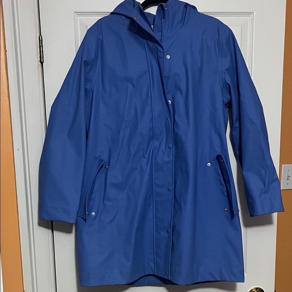 Joe Fresh Women's Blue Rain Jacket